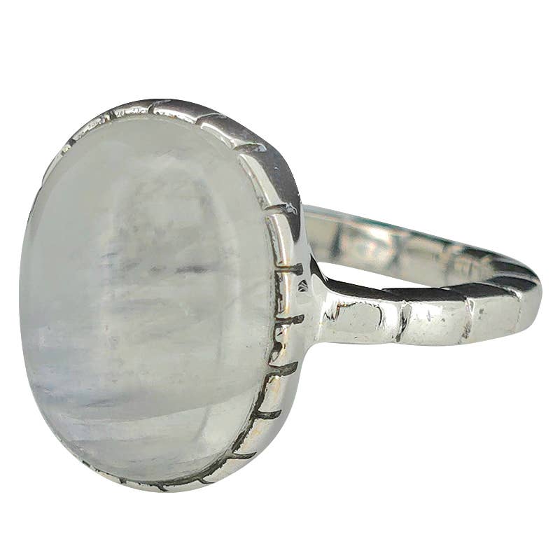 Amberman - Vendita all'ingrosso Anelli cocktail/statement - anello in argento sterling con pietra di luna3