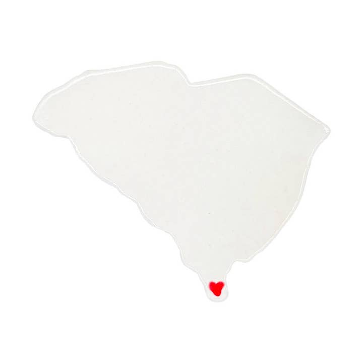 Hilton Head Ceramic Magnet for Fridge - Handcrafted South Carolina State Decor Gift for wholesale by AO Clay