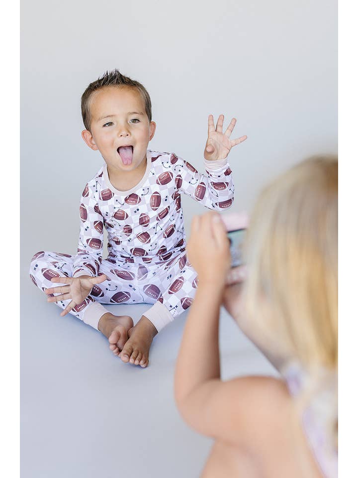 Lucky Panda Kids - Wholesale Lounge Set - Kids - Bamboo Two Piece Kids Clothing Set | Game Day7