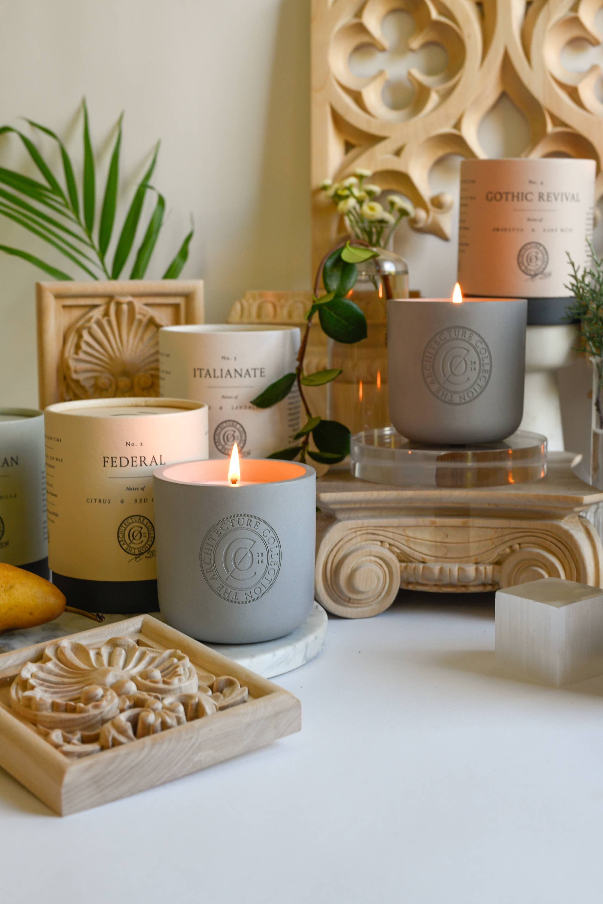 Charleston Candle Co. - Wholesale Jar/Filled Candle - Architecture Collection: No. 05 Italianate1