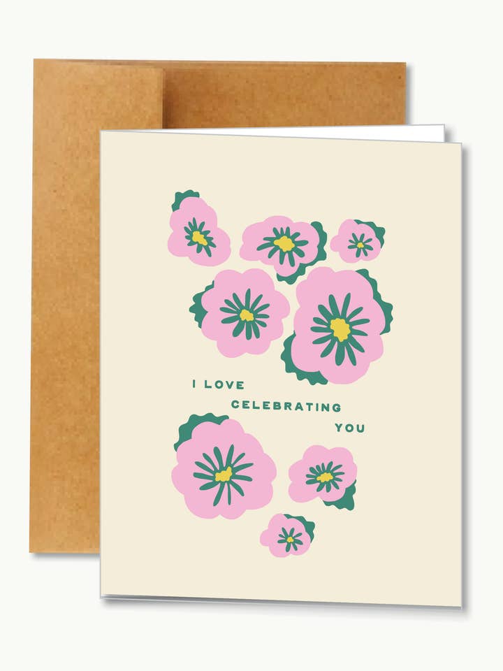 jag älskar att fira dig | kort för wholesale av Ramble & Company