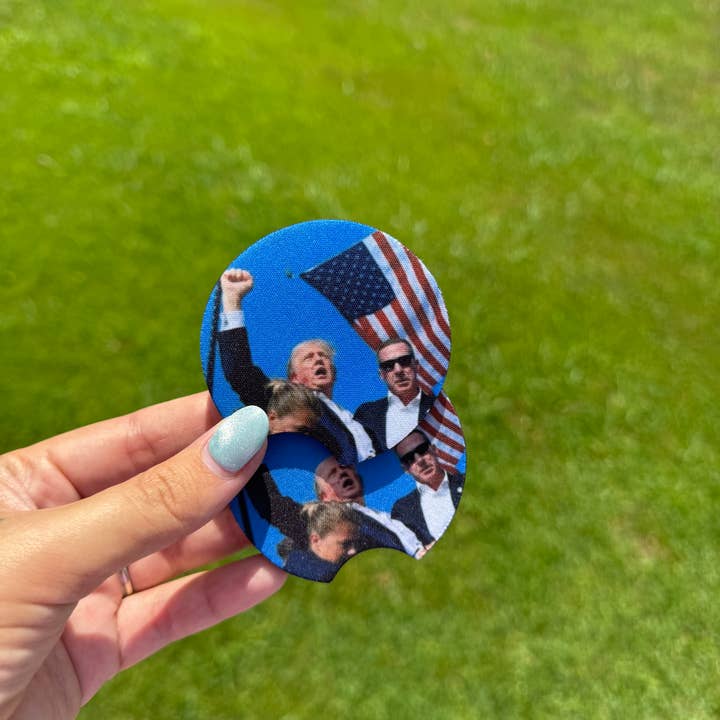 Trump Car Coaster Sets voor wholesale door SarahMackenzieStudio