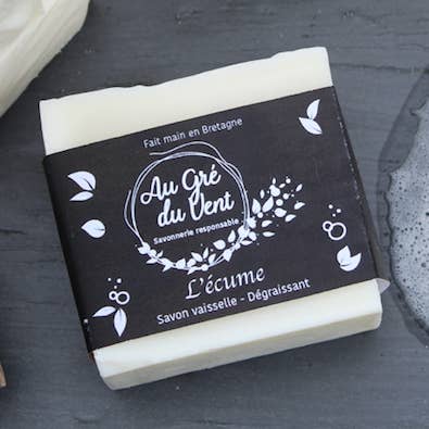 L'Écume - Jabón sólido para platos para venta al por mayor de Savonnerie Au gré du vent