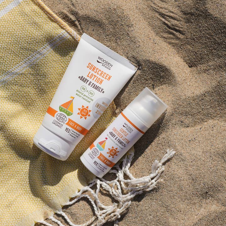 Wooden Spoon - Wholesale Sunscreen - Organic Sunscreen Lotion "Baby & Family" 30 SPF - 100ml1