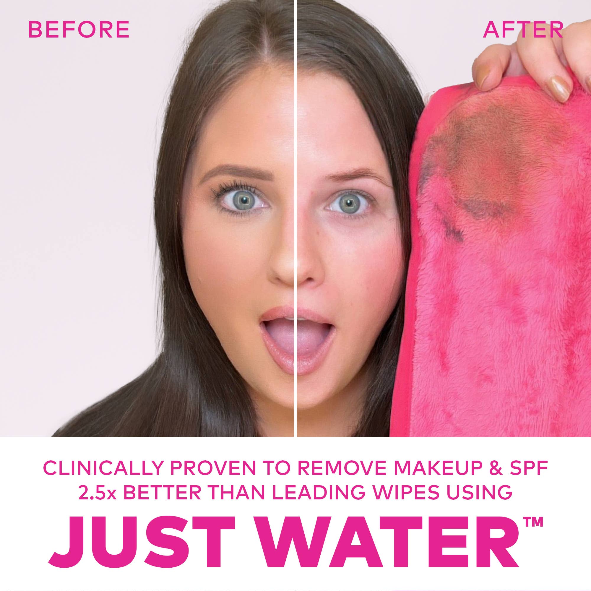 The Original MakeUp Eraser - Wholesale Makeup Remover - Original Pink MakeUp Eraser PRO | Best Seller2