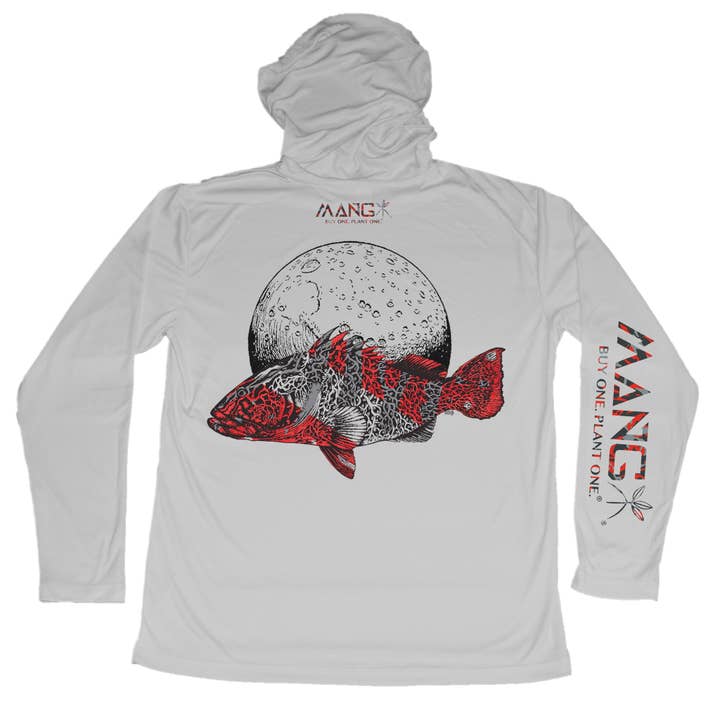 Felpa con cappuccio Grouper Moon per la vendita all'ingrosso da parte di MANG