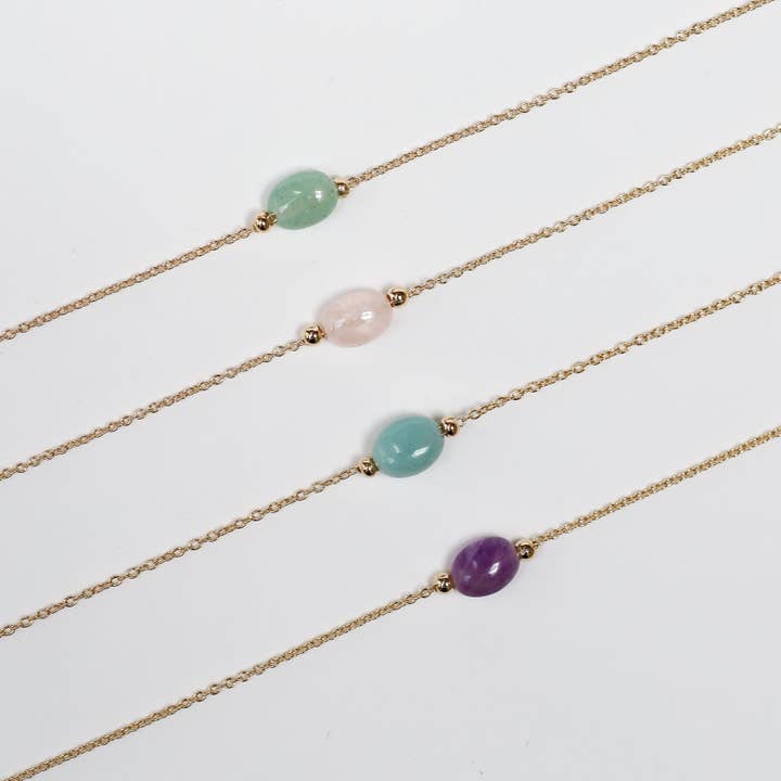 Pulseira ETRETAT com pedras semi-preciosas por atacado de Huguette Paris