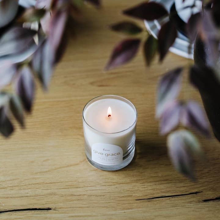 Do Good Candle Studio - Wholesale Jar/Filled Candle - Give Grace. | Cashmere Plum & Sea Salt Soy Candle - 8.5 oz3