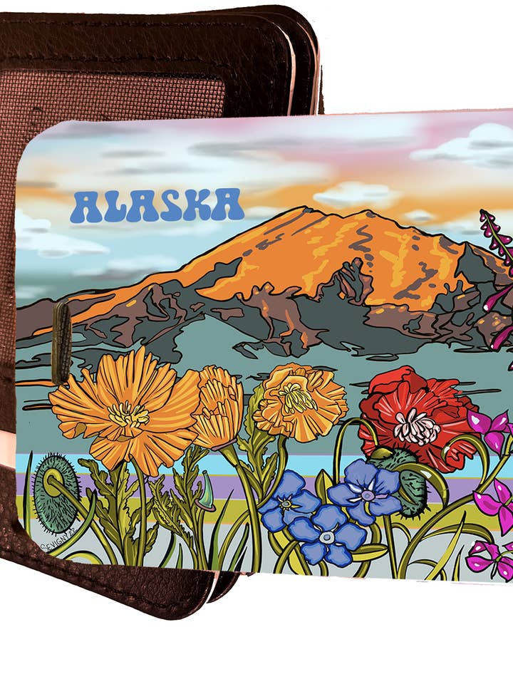 POSTCARD DENALI Luggage Tag for wholesale by Sevigny Studio