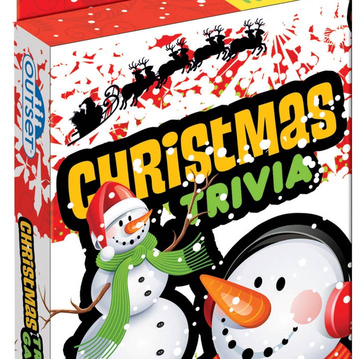 Christmas Trivia Card Game 🎄✨ for wholesale by Outset Games and Cobble Hill Puzzles
