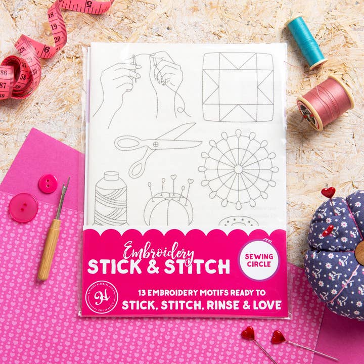 Sewing Circle Stick & Stitch Embroidery Pack and other Purchase Wholesale craft accessories. Free Returns & Net 60 Terms on Faire trending on Faire.