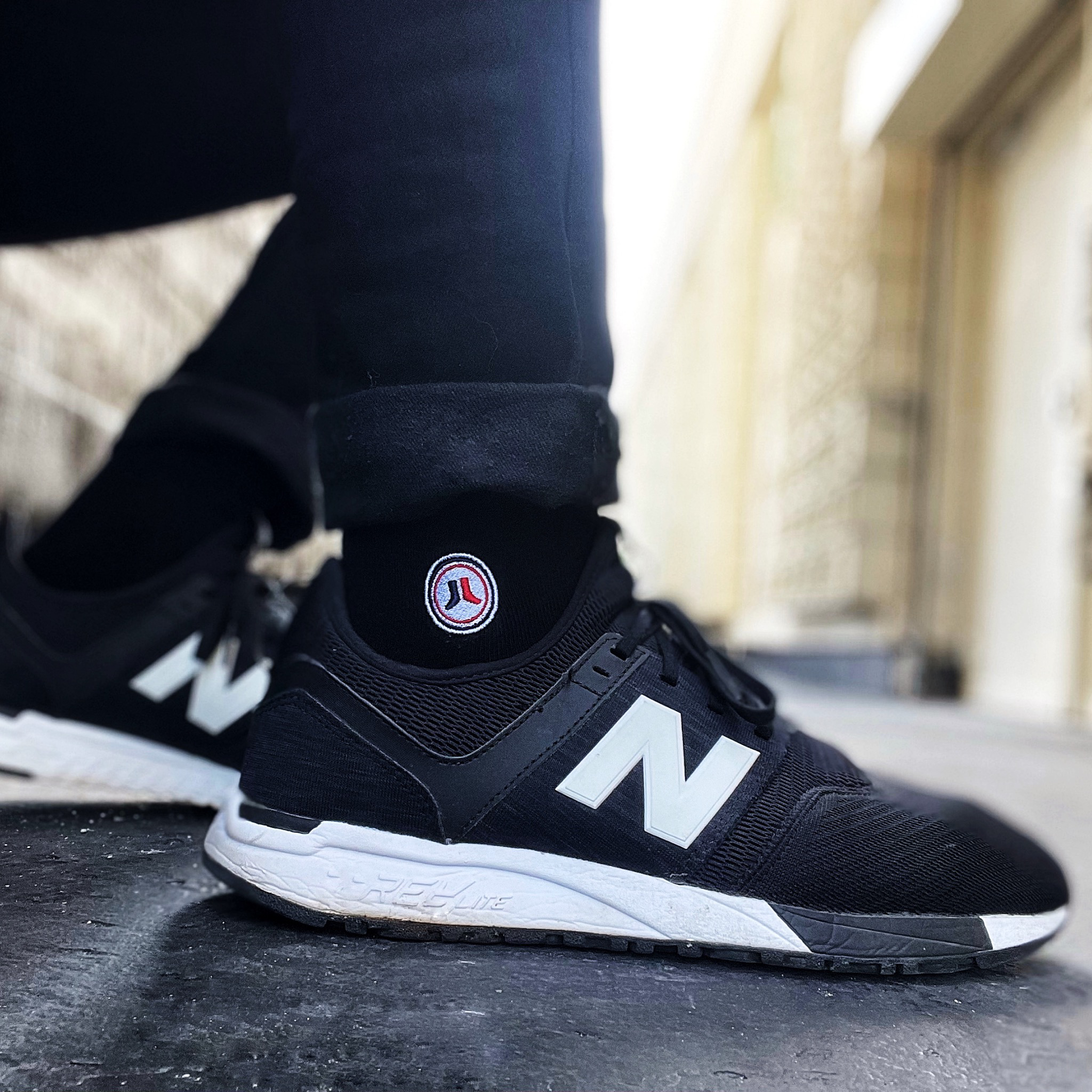 Chaussettes De Panam’ - Vendita all'ingrosso Calzini - Uomo - Calzini in cotone “Tom” - Neri1