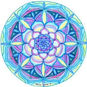 Blå Lotus (Liten) för wholesale av Cosmic Circles