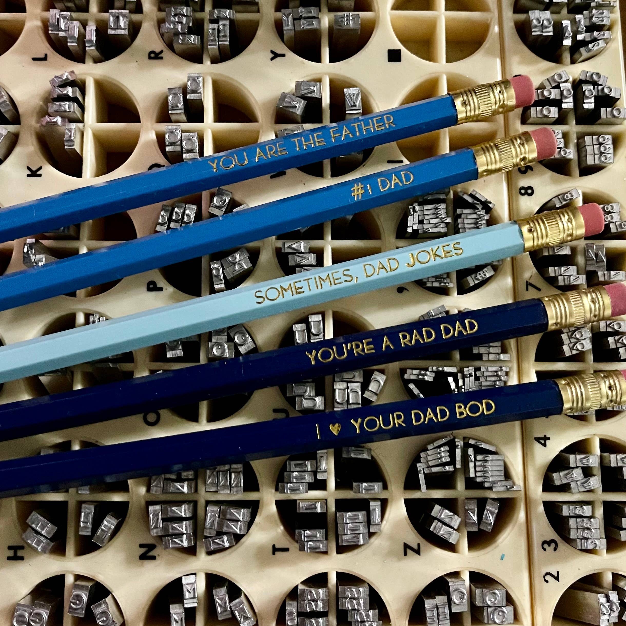 Persnickety Pencil Co. - Wholesale Pencil - You're A Rad Dad | Funny Pencils | Father's Day2