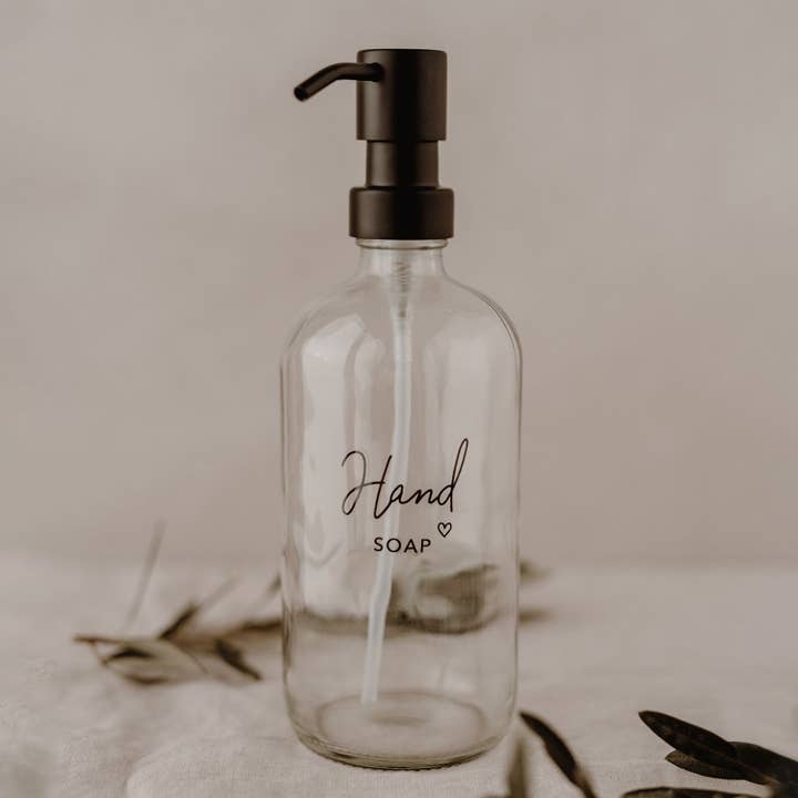 Eulenschnitt - Wholesale Soap Dispenser - Soap dispenser hand soap transparent 500ml (PU = 6 pcs)