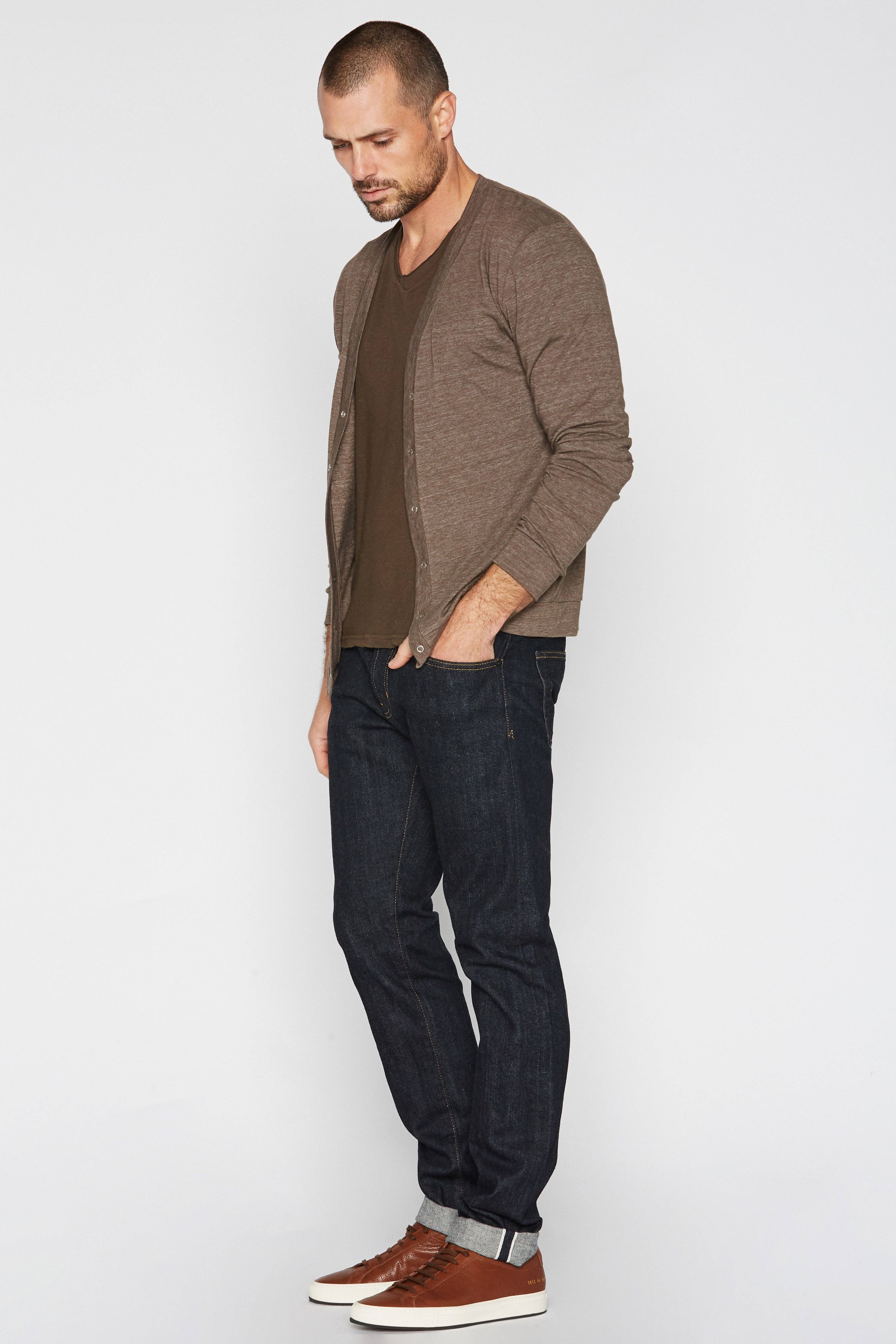 Mika Jaymes - Wholesale Cardigan - Men's - Men's Tri-Blend Cardigan Sweater17
