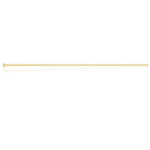14Kt Gold Filled 24 Gauge 2" Headpin - 20pcs/pk for wholesale by Plazko