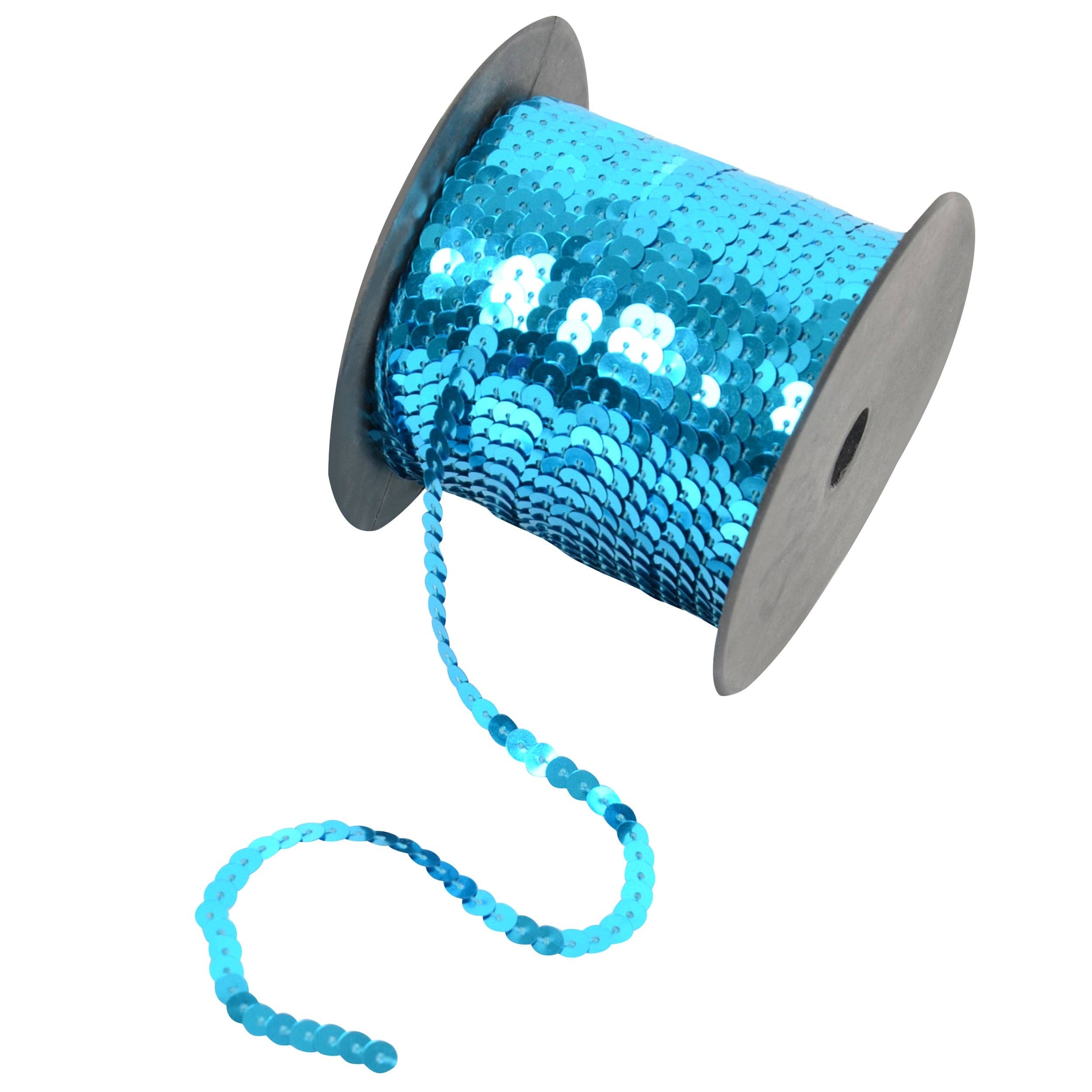 AK Brand - Venta al por mayor Material para manualidades - Tira de Lentejuelas Planas 6mm Lentejuela Metálica Adorno de Lentejuelas38