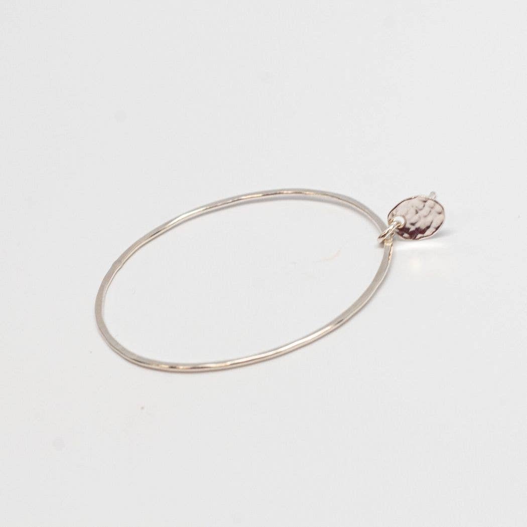 Tumbleweed Shop and Studio LLC - Wholesale Hoop Earrings - Oval Stud with Ring Hoop Earring1
