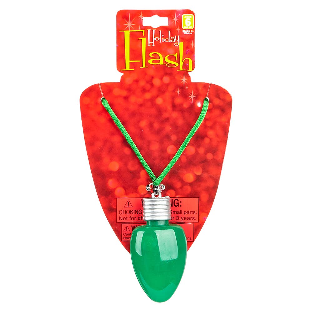 The Toy Network - Wholesale Light-Up Toy - Kids & Baby - 28" FLASHING CHRISTMAS BULB NECKLACE5
