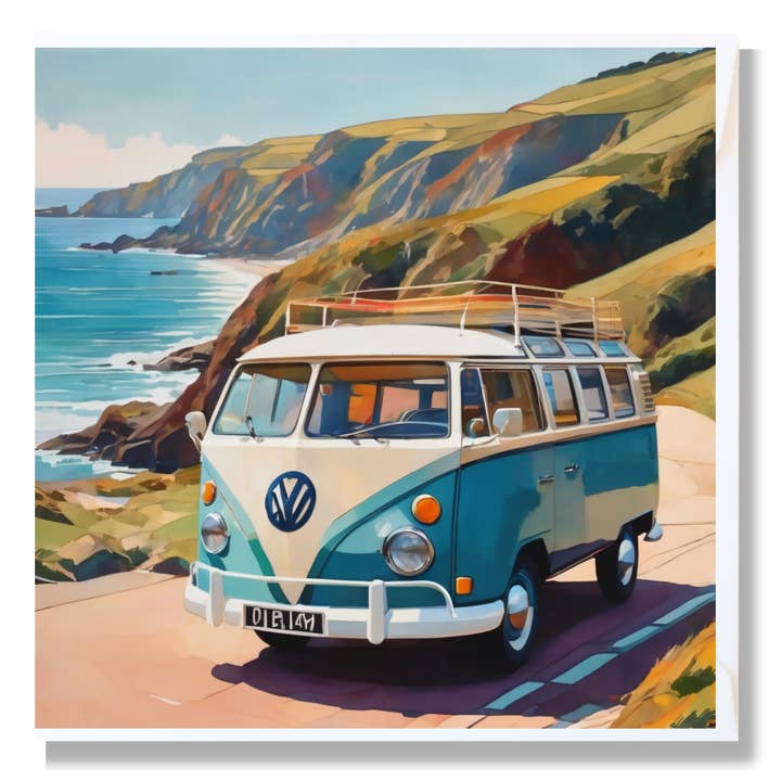 Coastal Escape Greeting Card for wholesale by Ashbury Art