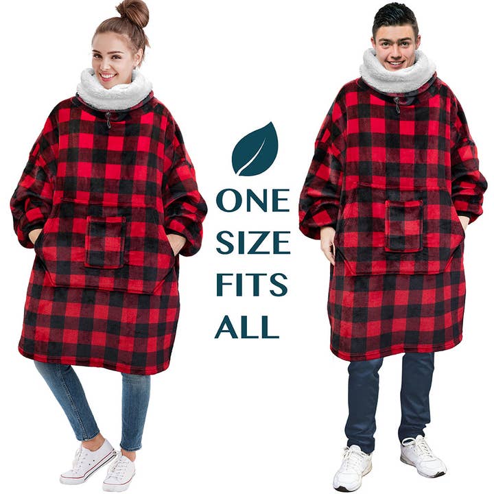 Pavilia - Wholesale Throw Blanket - Neck Warmer Sweatshirt Hoodie Blanket29