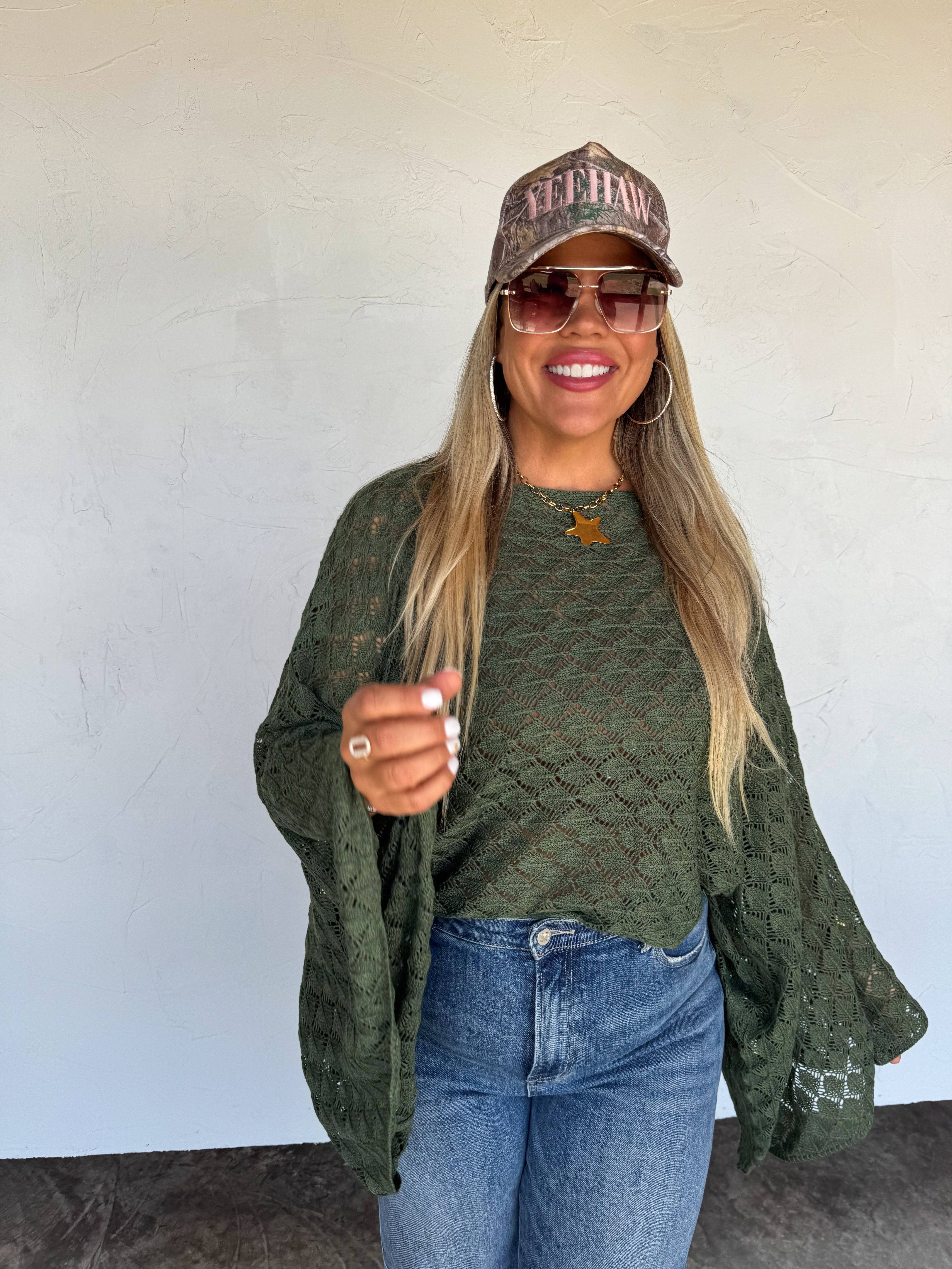 BLAKELEY - Vente Haut en maille – femme - TOP À MANCHES ÉVASÉES ESPRIT LIBRE COULEURS D'AUTOMNE9