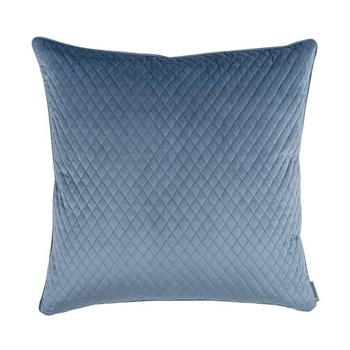 Almofada Euro Acolchoada Valentina Azul 26X26 por atacado de Lili Alessandra