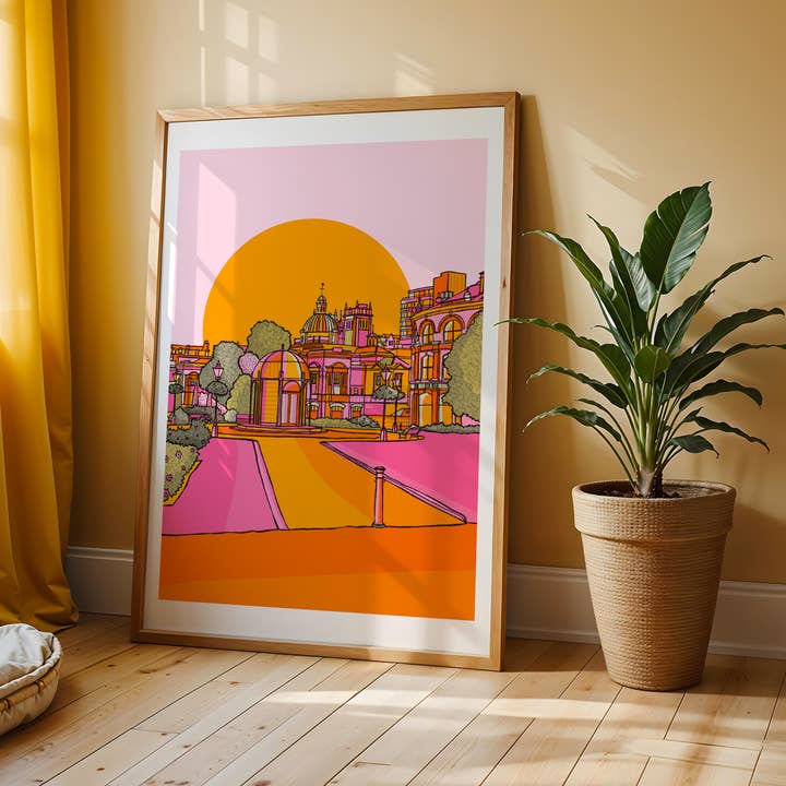Freya Niamh - Wholesale Art Print - Colourful Harrogate Art Print- Yorkshire Souvenir4