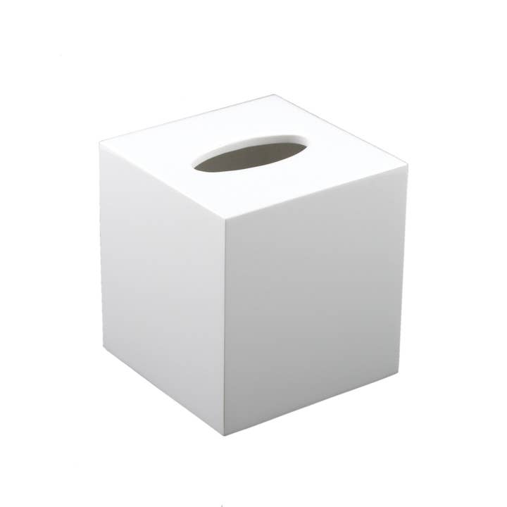 All White - Tissue Box for wholesale by Pacific Connections