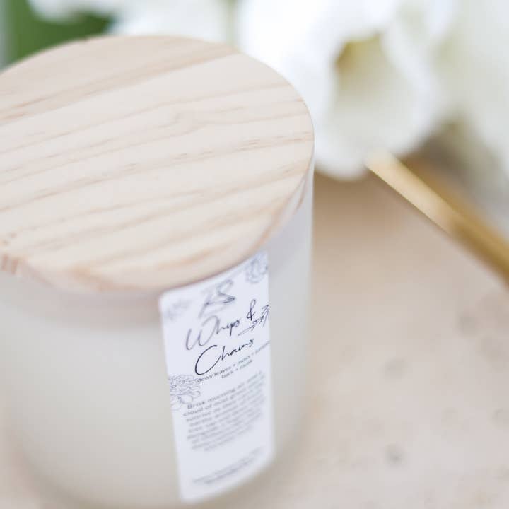 RoomSmells - Wholesale Jar/Filled Candle - Whips & Chains - 8 oz Candle