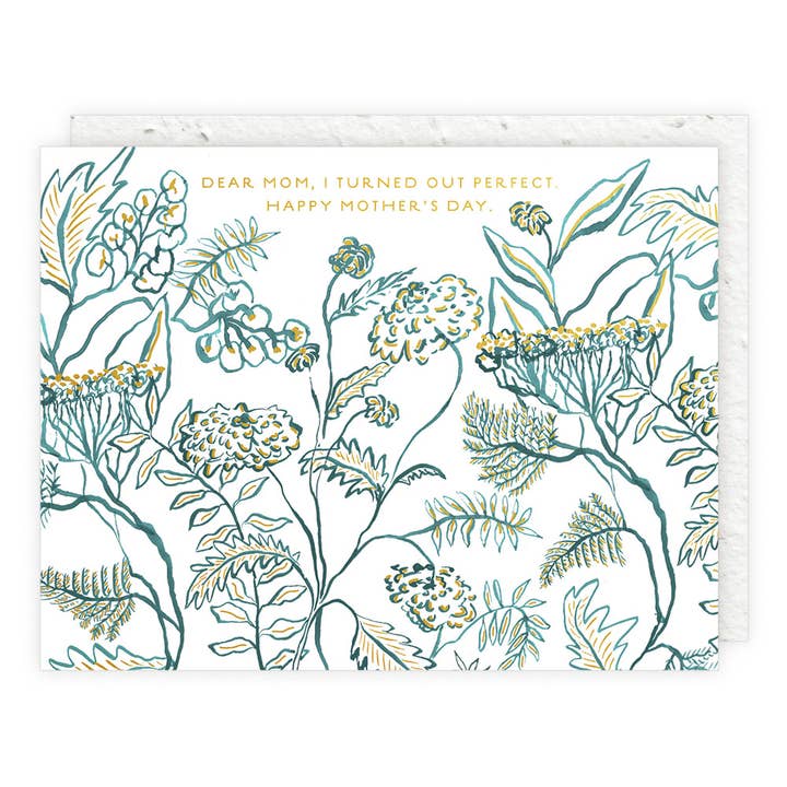 Whimsical Floral - Carte de fête des mères pour la vente par Seedlings
