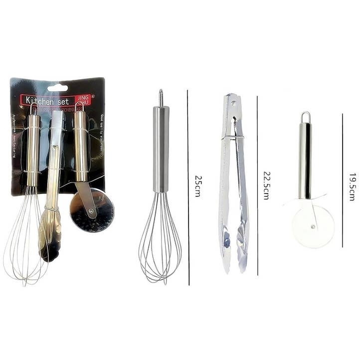 Diacly - Wholesale Kitchen Tool/Gadget - 3 Pieces Home Baking Pizza Kitchenware Set1
