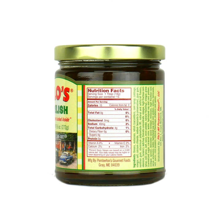 Pemberton's Gourmet Foods - Wholesale Relish - Flo's Relish