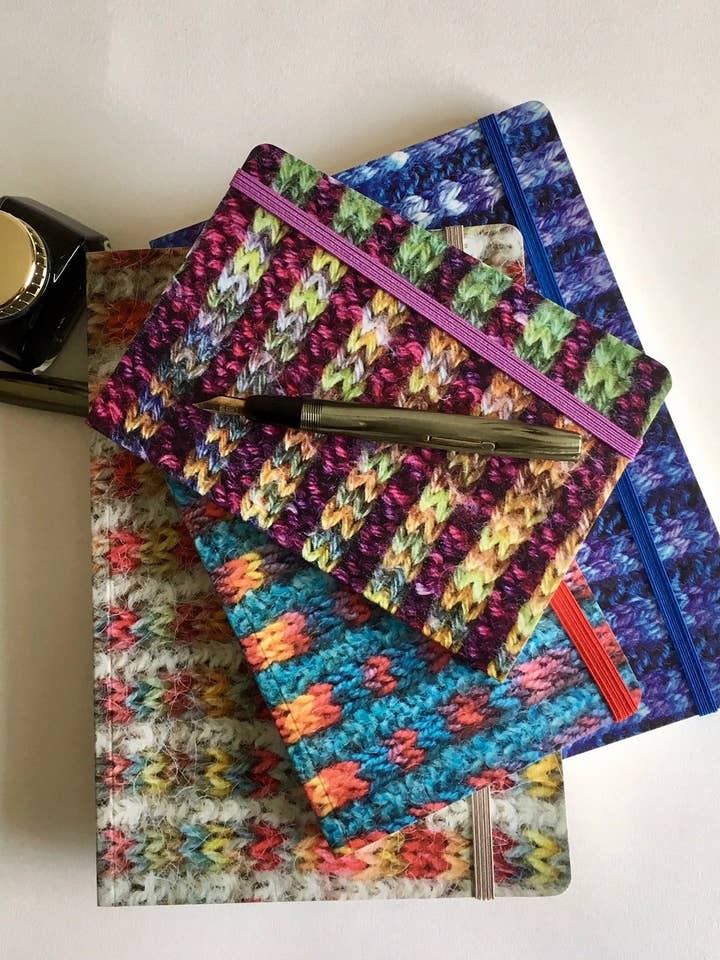 Agate 'Knitted' Notebook A6 for wholesale by Penelope Cream