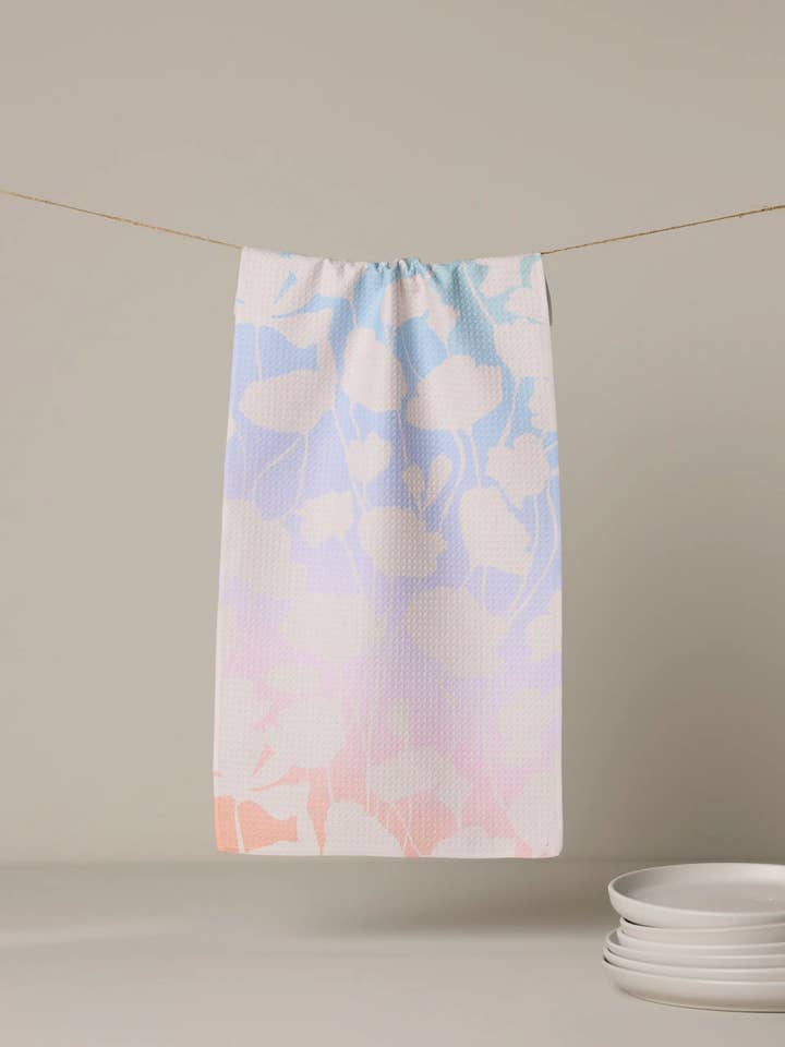 Torchon de bar Silhouette ensoleillée pour la vente par Geometry