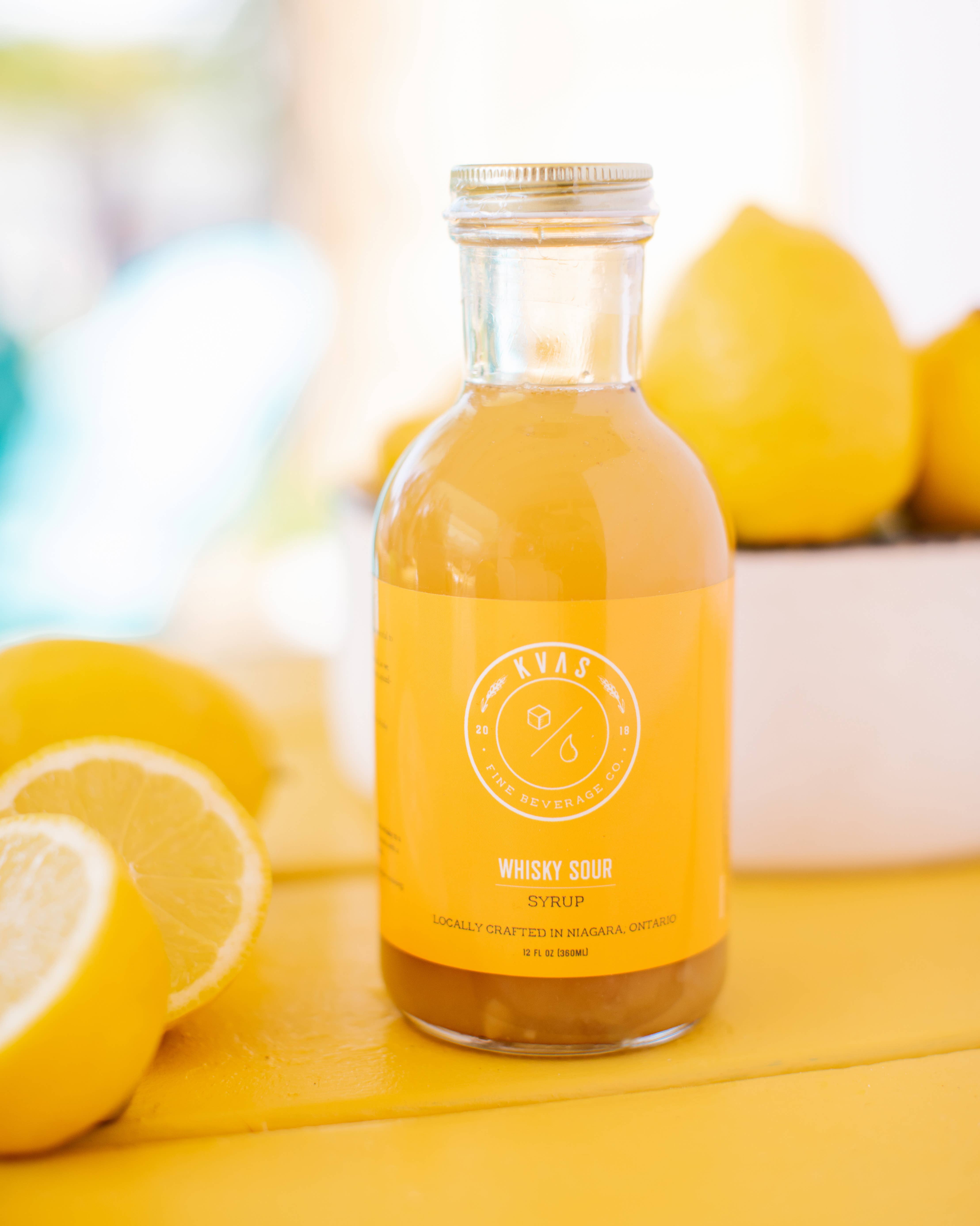 Kvas Fine Beverage Co. - Vente Mélange/sirop pour cocktails - Mélange à cocktail Whisky Sour1