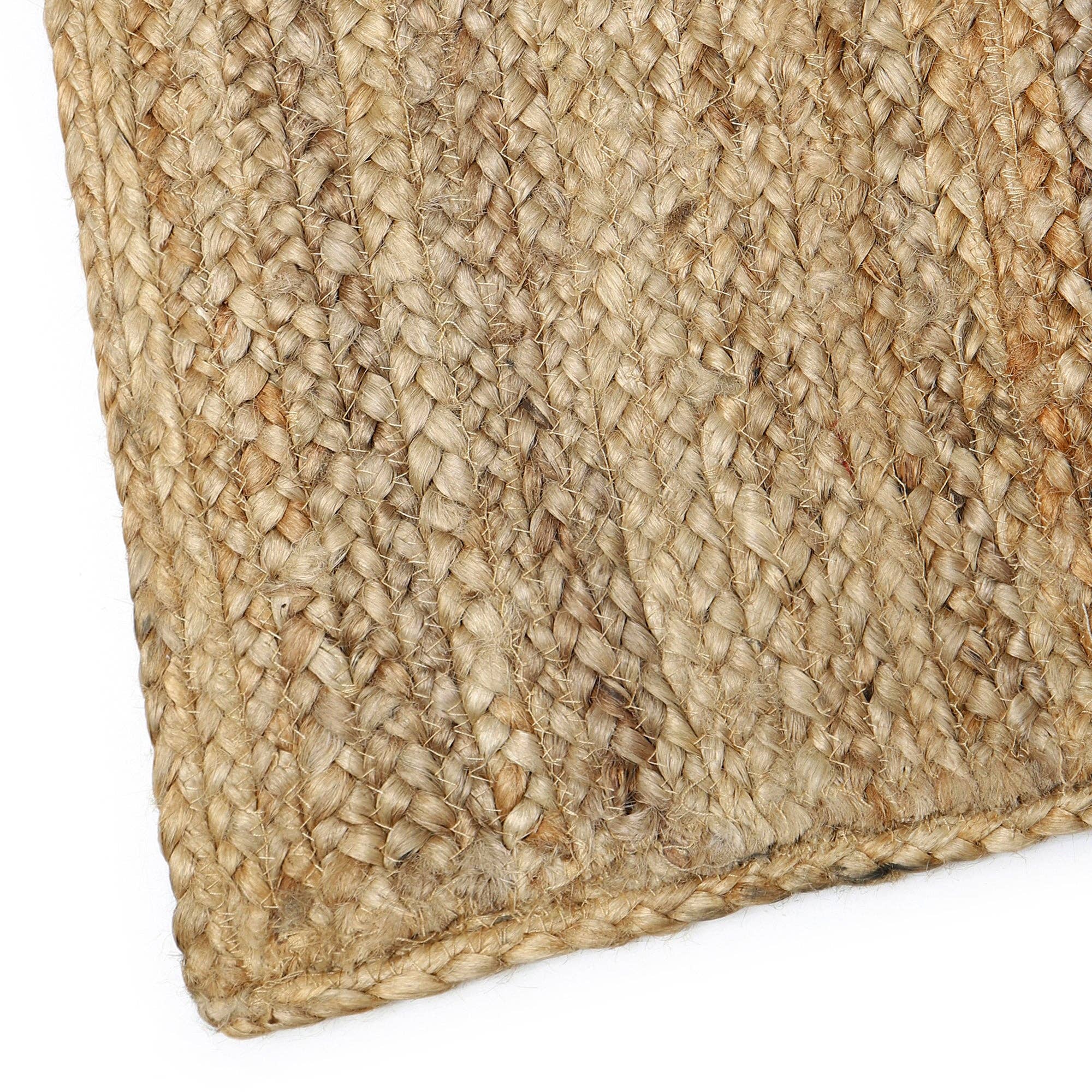 · REDEARTH · Rectangular Jute Area Rug 8'x10' Natural Rug for wholesale on Faire6