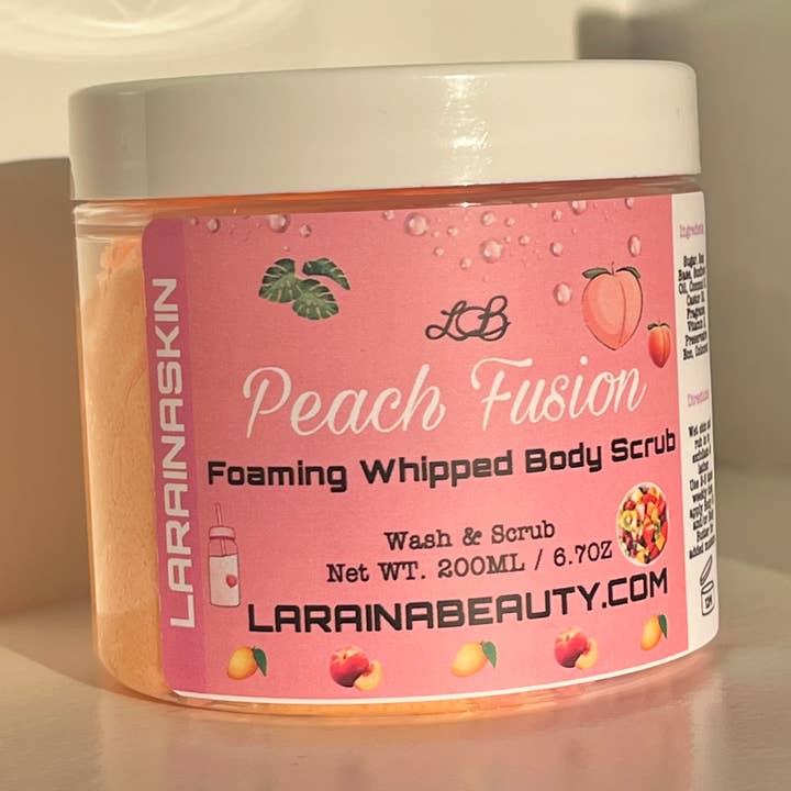 Peach Fusion | Body Scrub for wholesale by LaRaina beauty