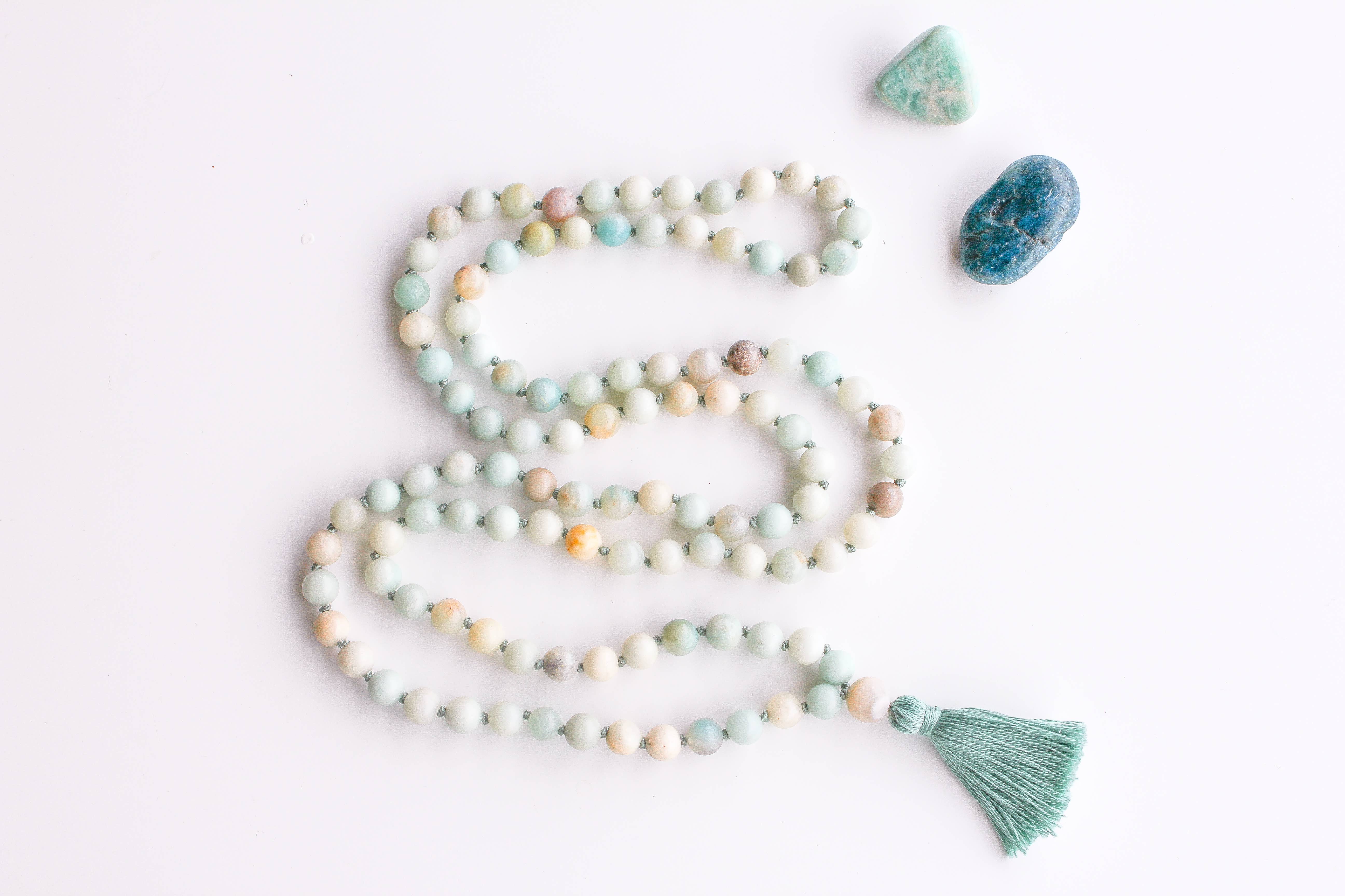 MadeByTheMoonchild - Wholesale Prayer Beads Necklace - Harmony Mala | Balance and Intuition