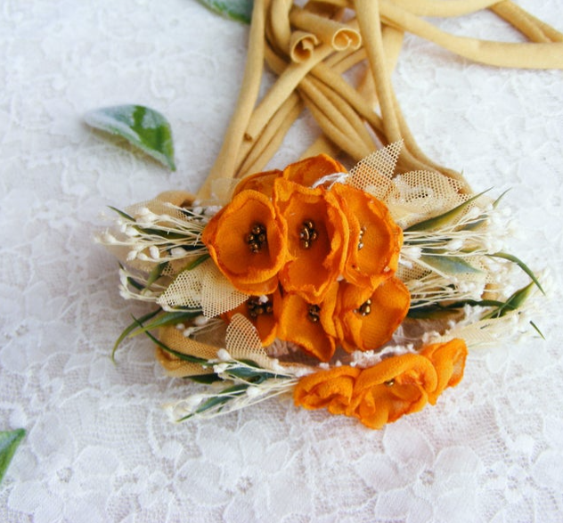 Heidy Berry – Großhandel Fashion-Stirnband – Baby – Neugeborenes Senf Baby Stirnband Raffhalter Requisite2