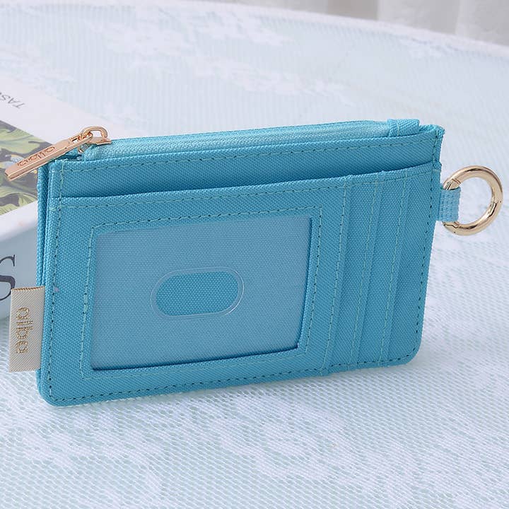 PC010 Nylon Slanke Kaartenhouder Portemonnee voor wholesale door M&M HANDBAGS, LLC.