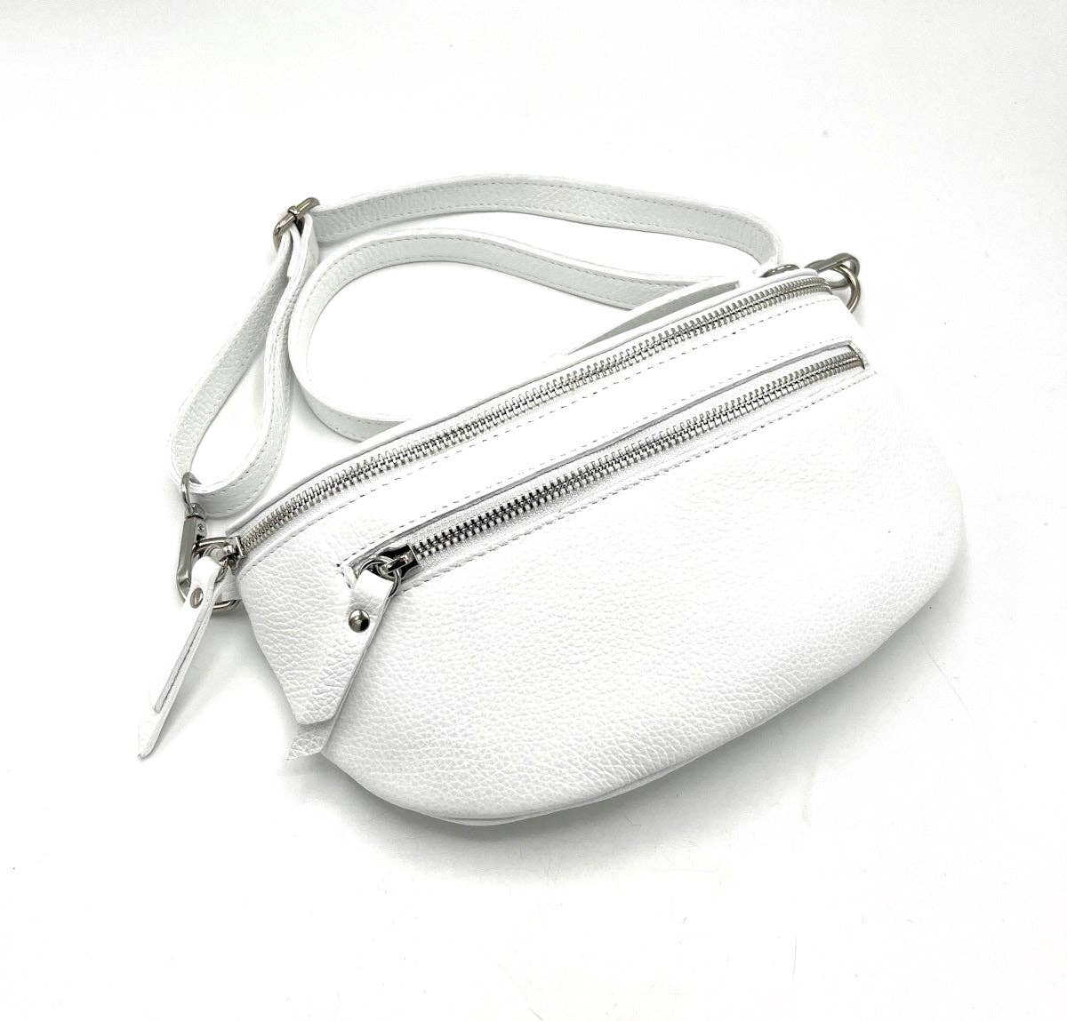 Suie Valentini srl – Großhandel Umhängetasche - Damen – Echte Leder-Bauchtasche, Hergestellt in Italien, Art. 11246714