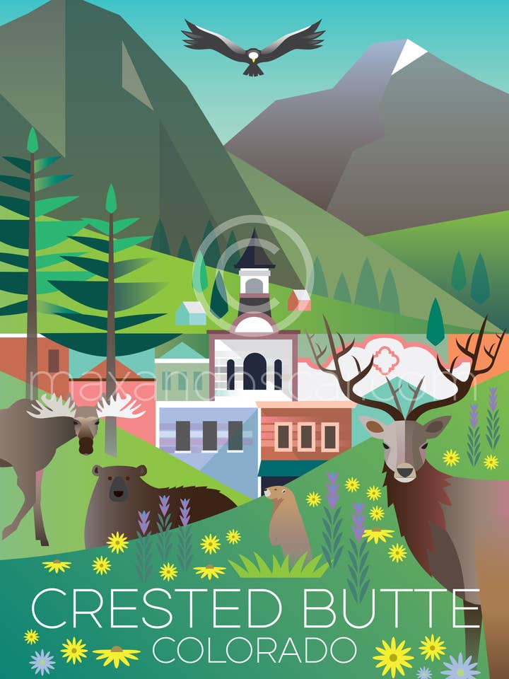 KUIFBUTTE PRINT voor wholesale door Max & Oscar