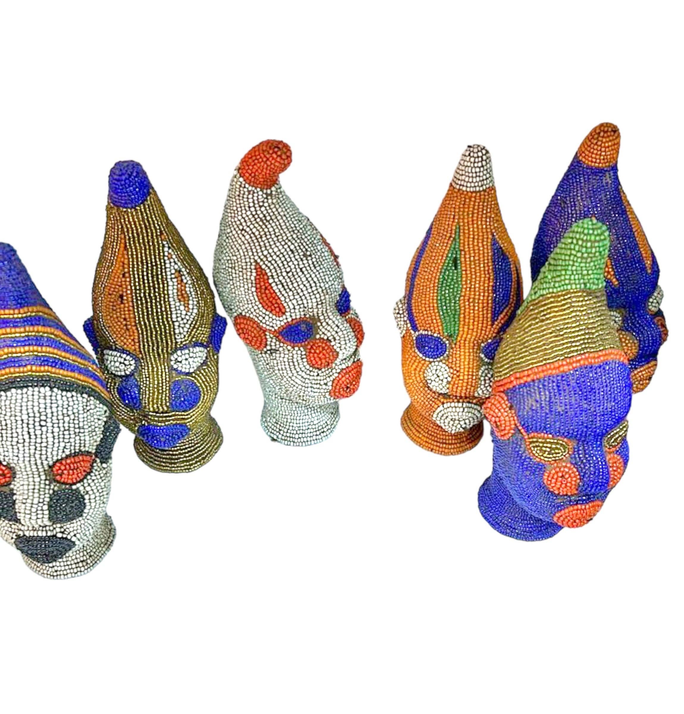 SOUK in the CITY - Wholesale Decorative Figurine - SMALL Bamileke Statues - new design6