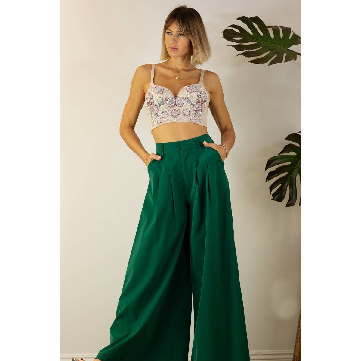 NUDE RHINESTONE BUSTIER for wholesale on Faire6