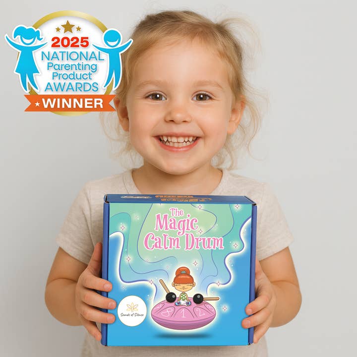 Sounds Of Silence Drums - Wholesale Musical Instrument - Magic Calm Drum Tongue Drum, Songbook and Storybook (PINK) 2