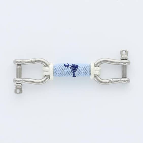 Palm & Crescent Bleu clair pour la vente par Riomar