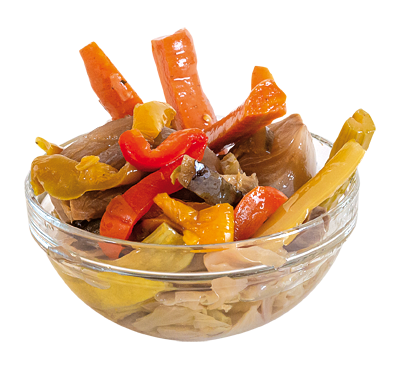 FRATELLI ROCCHI - Wholesale Pickled Vegetables - TUSCAN VEGETABLE GARDENER IN OIL -280gr-1