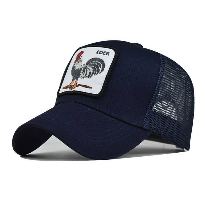 ACCITY - Wholesale Trucker Hat - Unisex - NEW ANIMAL EMBROIDERED BREATHABLE MESH TRUCKER HAT_CWAH13574